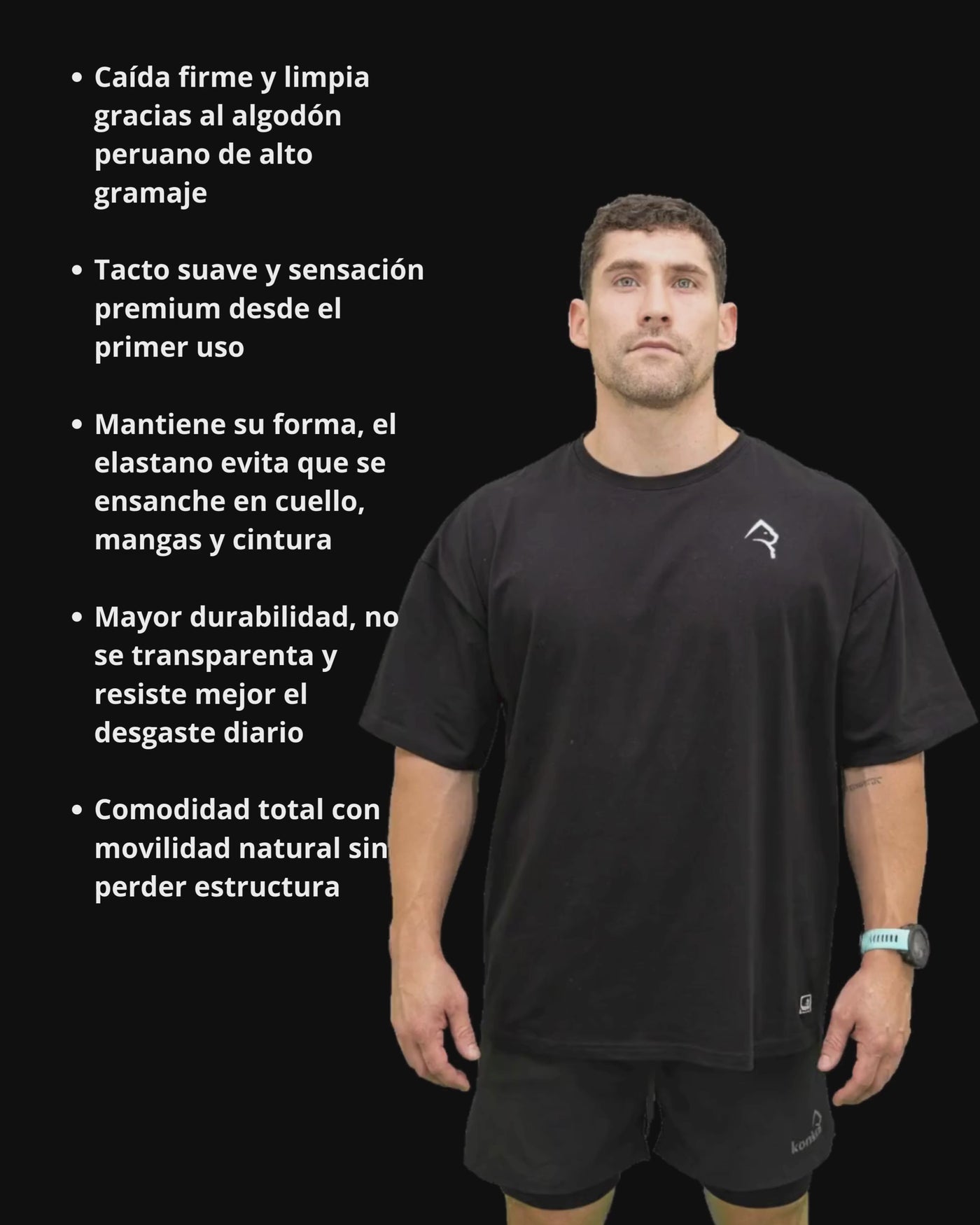Polera Over Size Clasica Marengo