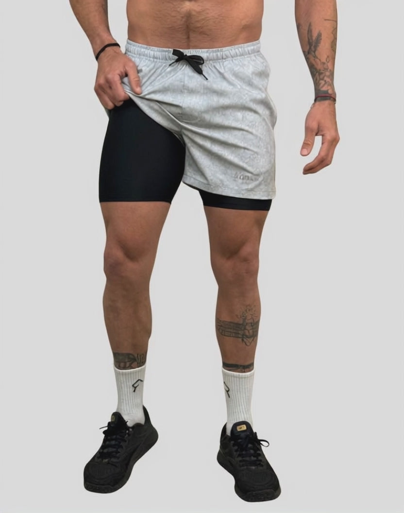 Eco Short 2 en 1 Perfect Gray