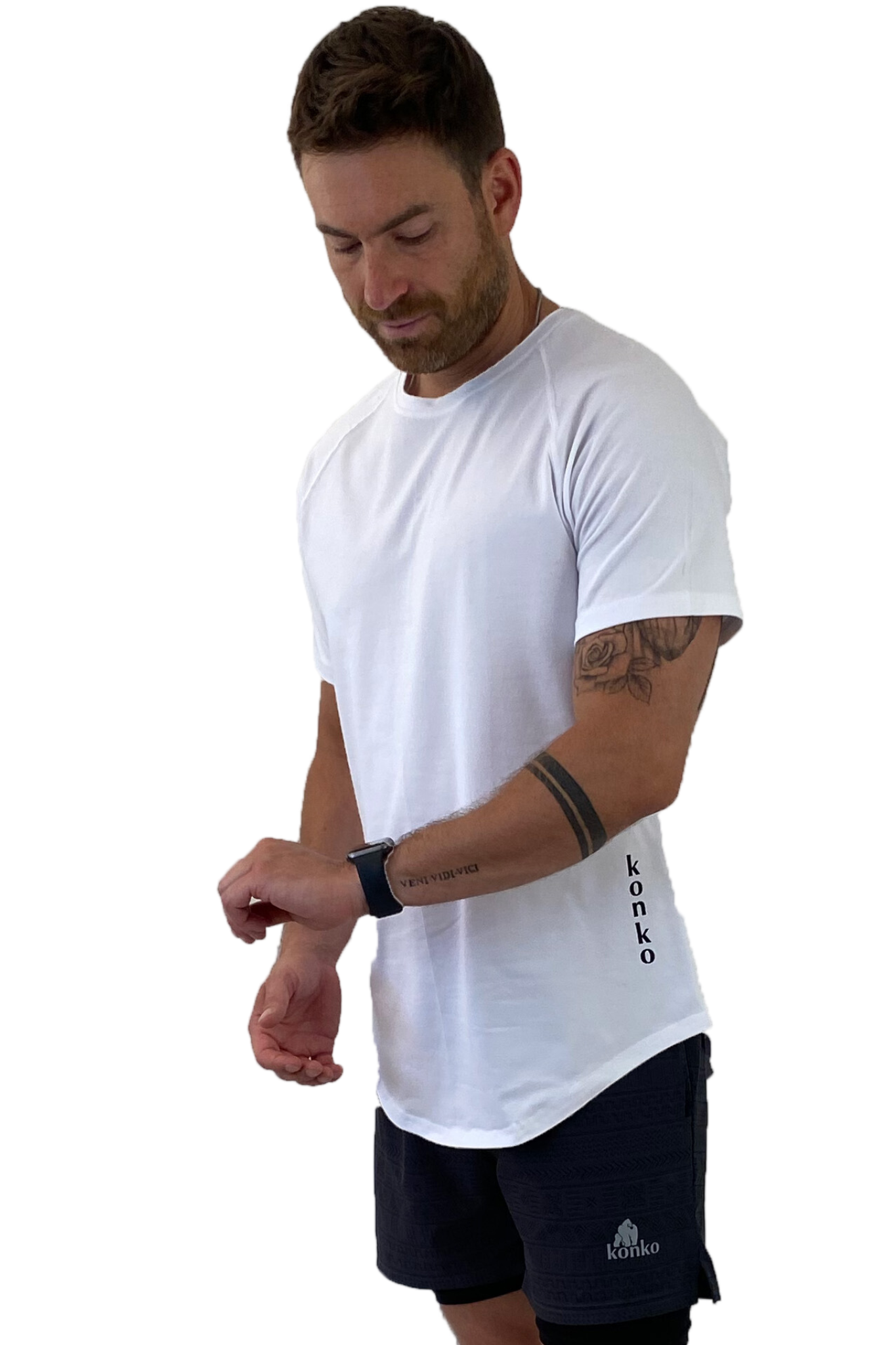 Polera Raglan Clasica Konko Blanca