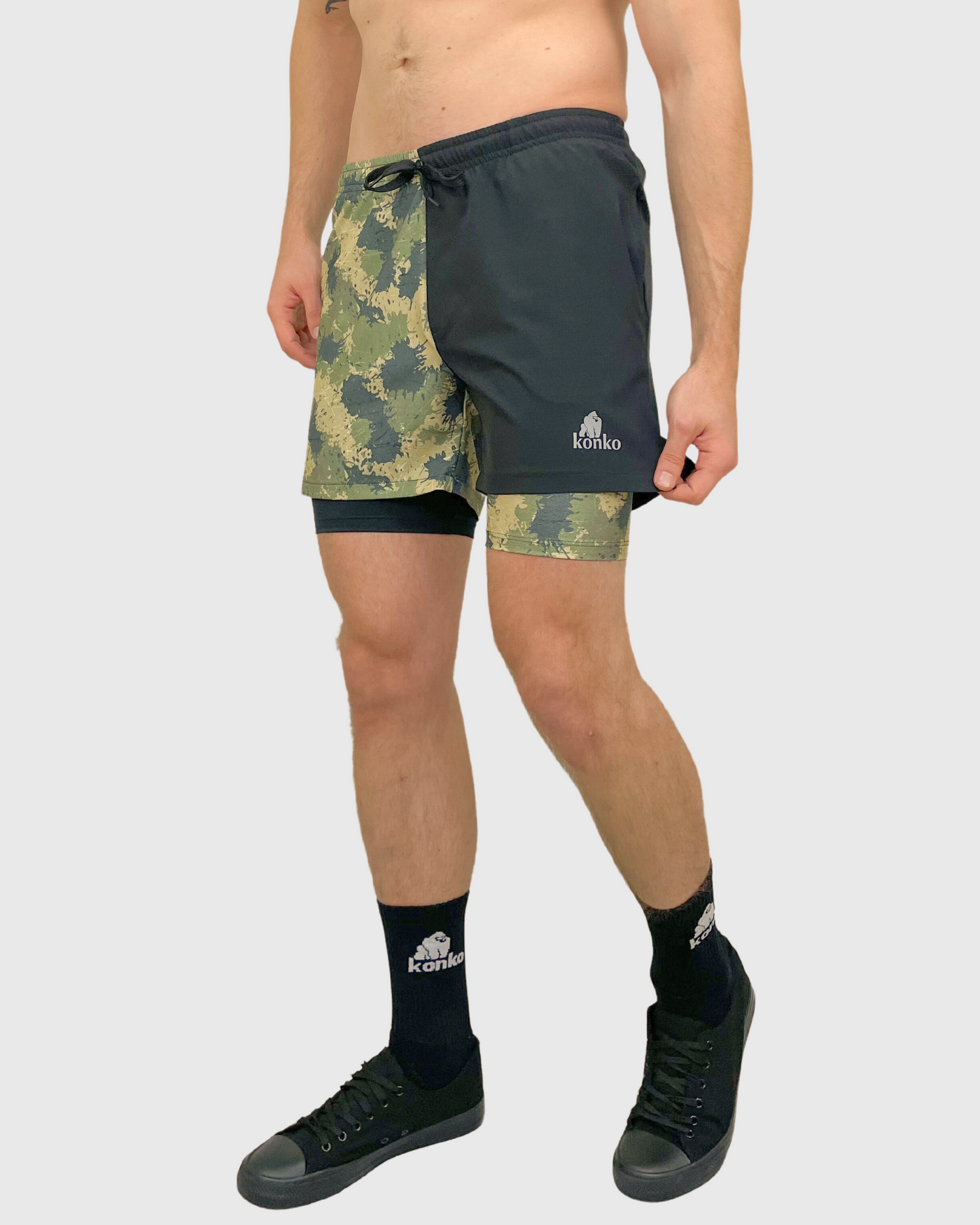 Eco Short 2 En 1 Mix Camo