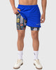 Short 2 en 1 Quechua Azulino